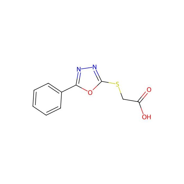 2-[(5-Phenyl-1,3,4-oxadiazol-2-yl)sulfanyl]acetic acid - ≥95% CAS No(99361-50-9) by Aladdin Scientific
