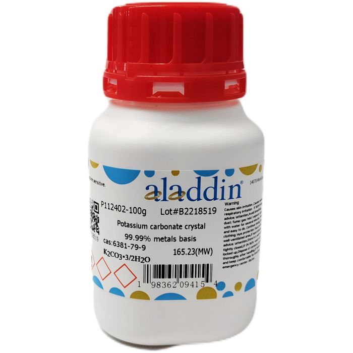 Potassium carbonate crystal - PrimorTrace™, ≥99.99% metals basis CAS No(6381-79-9) by Aladdin Scientific