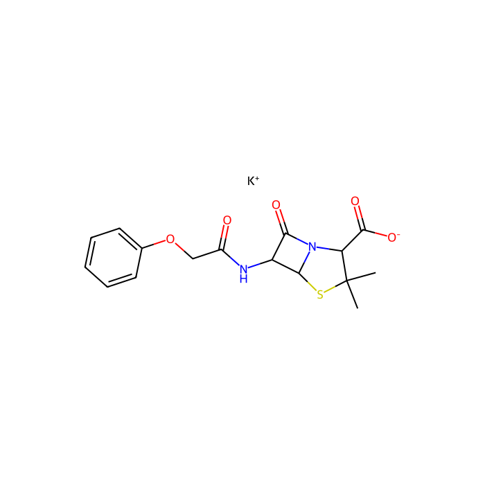 Penicillin V potassium salt - analytical standard CAS No(132-98-9) by Aladdin Scientific