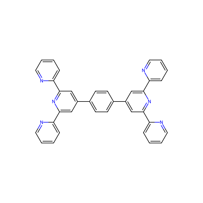 4′,4′′′′-(1,4-Phenylene)bis(2,2′:6′,2′′-terpyridine) - ≥96% CAS No(146406-75-9) by Aladdin Scientific