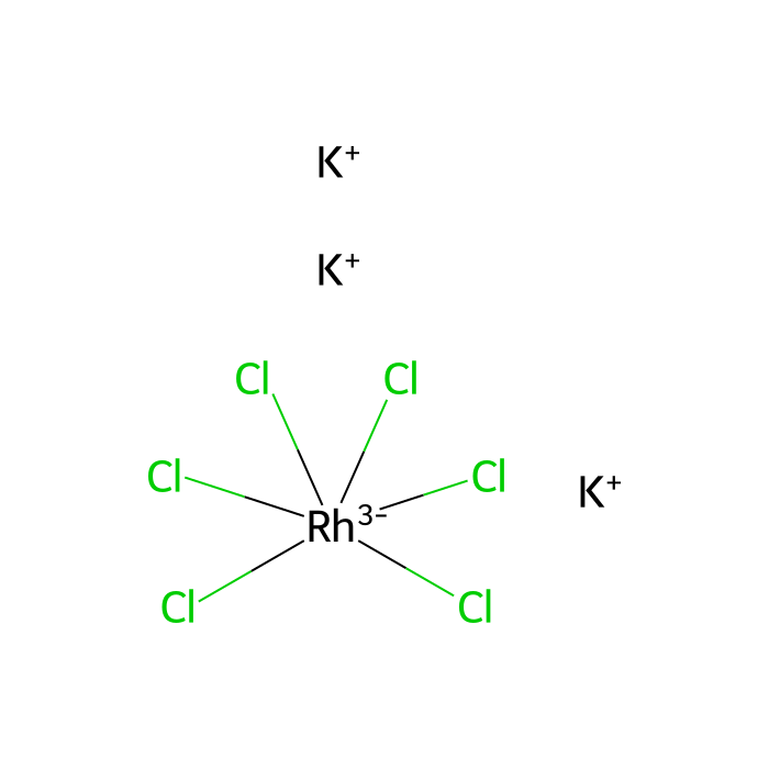 Potassium hexachlororhodate(III) - Rh ≥23.3% CAS No(13845-07-3) by Aladdin Scientific