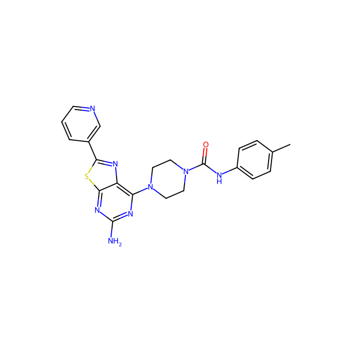 4-(5-amino-2-(pyridin-3-yl)thiazolo[5,4-d]pyrimidin-7-yl)-N-p-tolylpiperazine-1-carboxamide -  CAS No(1245319-54-3) by Aladdin Scientific