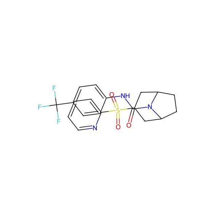 3-(Pyridin-2-ylsulfonyl)-N-(4-(trifluoromethyl)phenyl)-8-azabicyclo[3.2.1]octane-8-carboxamide - ≥98% CAS No(1170321-92-2) by Aladdin Scientific