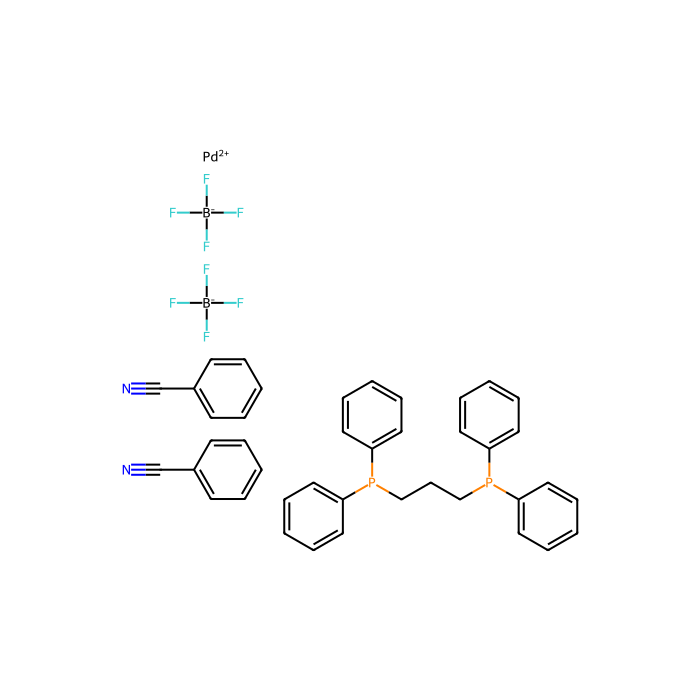 Palladium(II)[1,3-bis(diphenylphosphino)propane]-bis(benzonitrile)-bis-tetrafluoroborate - ≥98% CAS No(175079-12-6) by Aladdin Scientific