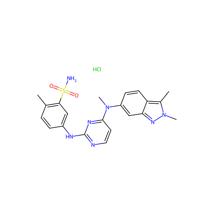 Pazopanib HCl (GW786034 HCl) - ≥98% CAS No(635702-64-6) by Aladdin Scientific