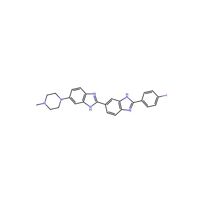 para-iodoHoechst 33258 - BioReagent, for Microscopy, Biological Stain, for Fluorescence analysis, ≥98% CAS No(158013-43-5) P1342100 by Aladdin Scientific