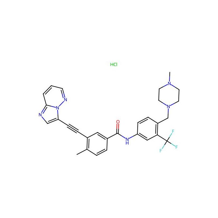 Ponatinib hydrochloride - Moligand™, 10 mM in DMSO CAS No(1114544-31-8) by Aladdin Scientific