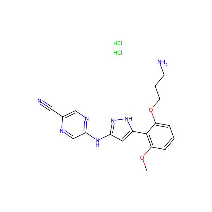 Prexasertib dihydrochloride - Moligand™, 10 mM in DMSO CAS No(1234015-54-3) by Aladdin Scientific