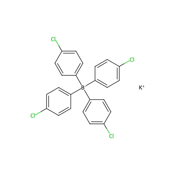 Potassium Tetrakis(4-chlorophenyl)borate [Anion for the neutral carrier type ion electrode] - ≥98%(HPLC)(W) CAS No(14680-77-4) by Aladdin Scientific