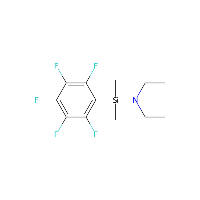 Pentafluorophenyldimethylsilyldiethylamine [Pentafluorophenyldimethylsilylating Agent] - ≥98%(GC)(T) CAS No(55485-74-0) by Aladdin Scientific
