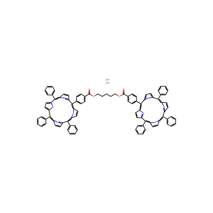 Pentamethylene Bis[4-(10,15,20-triphenylporphyrin-5-yl)benzoate]dizinc(II) [Reagent for application of the exciton chirality method] - ≥97%(HPLC) CAS No(210769-64-5) by Aladdin Scientific