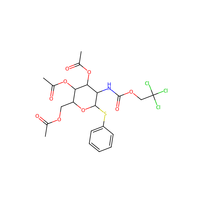 Phenyl 3,4,6-Tri-O-acetyl-2-deoxy-1-thio-2-(2,2,2-trichloroethoxyformamido)-β-D-galactopyranoside - ≥98%(HPLC)(N) CAS No(278784-83-1) by Aladdin Scientific