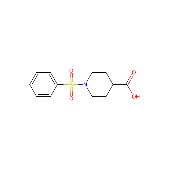 1-(Phenylsulfonyl)piperidine-4-carboxylic acid - ≥98% CAS No(122891-92-3) by Aladdin Scientific