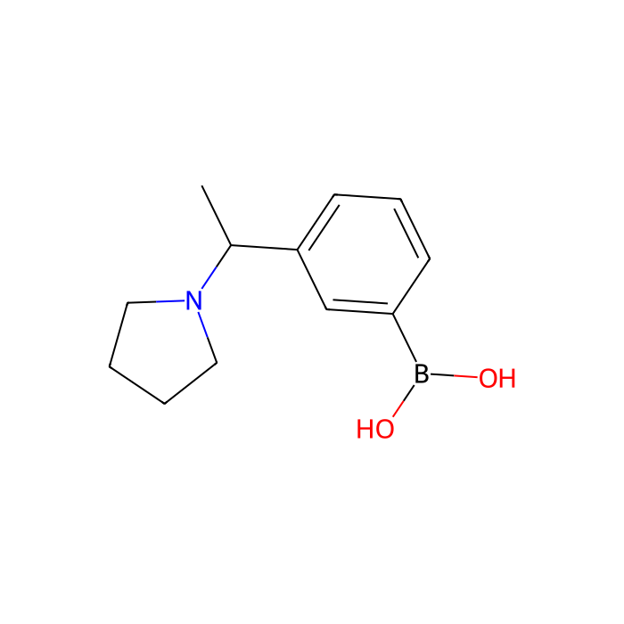 [3-(1-Pyrrolidin-1-ylethyl)phenyl]boronic acid(contains varying amounts of Anhydride) - ≥97% CAS No(1256355-44-8) by Aladdin Scientific