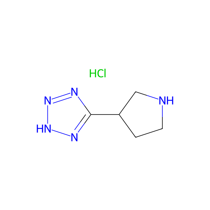 5-(pyrrolidin-3-yl)-2H-1,2,3,4-tetrazole hydrochloride - ≥97% CAS No(1228583-52-5) by Aladdin Scientific