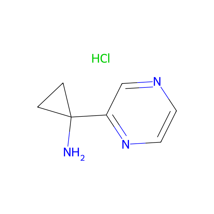 1-(pyrazin-2-yl)cyclopropan-1-amine hydrochloride - ≥97% CAS No(1255099-26-3) by Aladdin Scientific