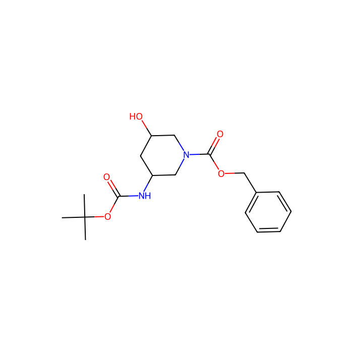 1-​piperidinecarboxylic acid, 3-​[[(1,​1-​dimethylethoxy)​carbonyl]​amino]​-​5-​hydroxy-​, phenylmethyl ester - ≥97% CAS No(1785642-46-7) by Aladdin Scientific