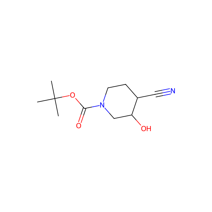 1-piperidinecarboxylic acid, 4-cyano-3-hydroxy-, 1,1-dimethylethyl ester, trans- - ≥97% CAS No(188879-53-0) by Aladdin Scientific