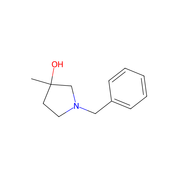 3-​Pyrrolidinol, 3-​methyl-​1-​(phenylmethyl)​- - ≥97% CAS No(96567-93-0) by Aladdin Scientific