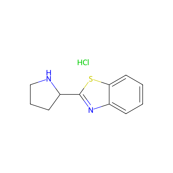 2-(2-Pyrrolidinyl)-1,3-benzothiazole, HCl - ≥95% CAS No(1027643-30-6) by Aladdin Scientific