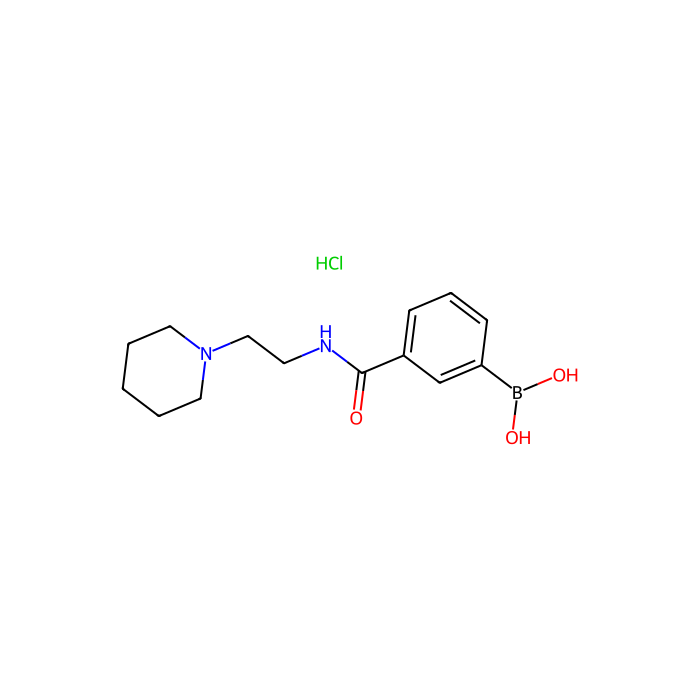 3-(2-(Piperidin-1-yl)ethylcarbamoyl)phenylboronic acid, HCl - ≥96% CAS No(1072945-72-2) by Aladdin Scientific