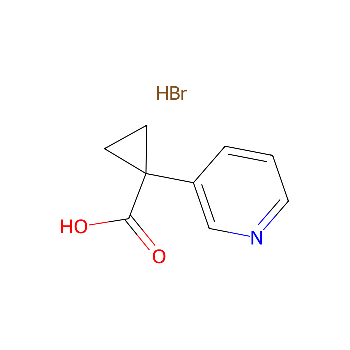 1-(Pyridin-3-yl)cyclopropanecarboxylic acid hydrobromide - ≥97% CAS No(1268444-68-3) by Aladdin Scientific