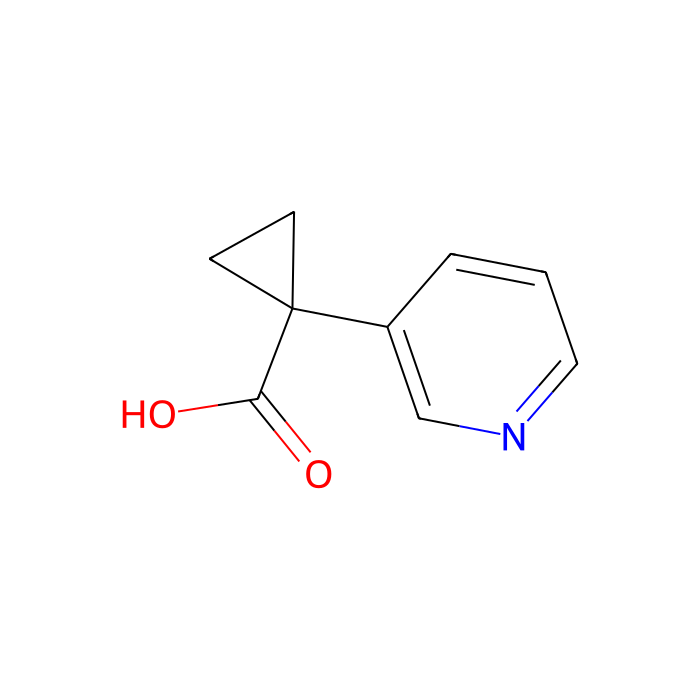 1-(Pyridin-3-yl)cyclopropanecarboxylic acid - ≥98% CAS No(610791-39-4) by Aladdin Scientific