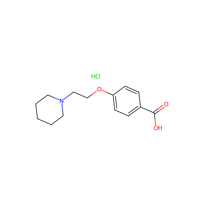 4-[2-(1-Pipiridine)ethoxybenzoic acid hydrochloride - ≥98% CAS No(84449-80-9) by Aladdin Scientific