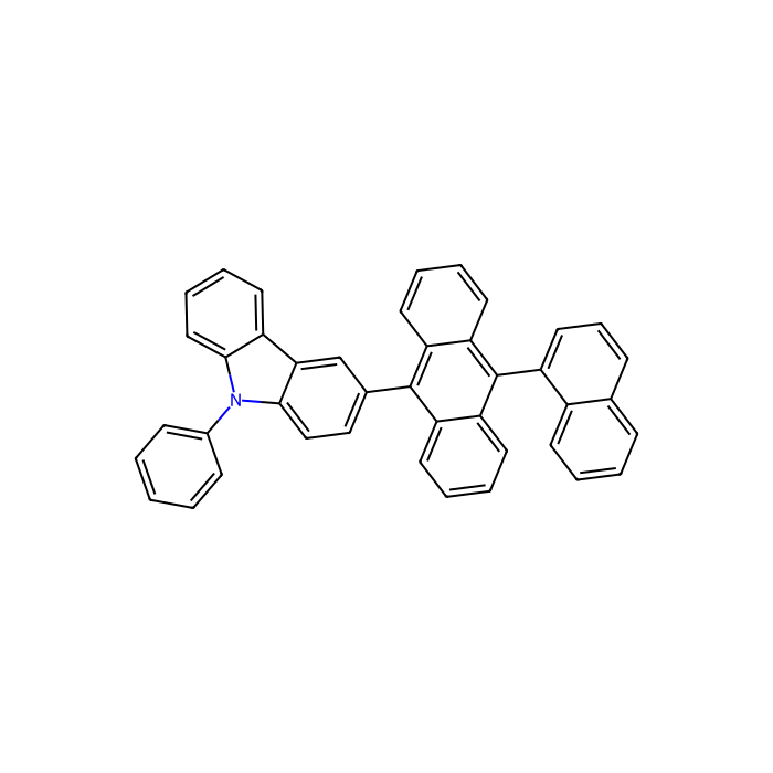 9-(9-Phenylcarbazole-3-yl)-10-(naphthalene-1-yl)anthracene - sublimed grade, ≥99%(HPLC) CAS No(1261580-75-9) by Aladdin Scientific