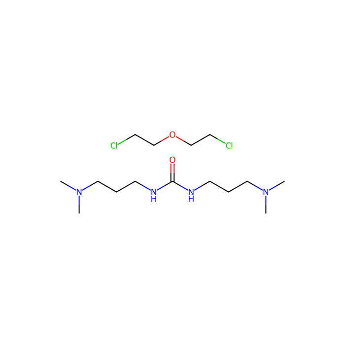 Poly[bis(2-chloroethyl) ether-alt-1,3-bis[3-(dimethylamino)propyl]urea] quaternized, solution - 62 wt. % in H2O CAS No(68555-36-2) by Aladdin Scientific
