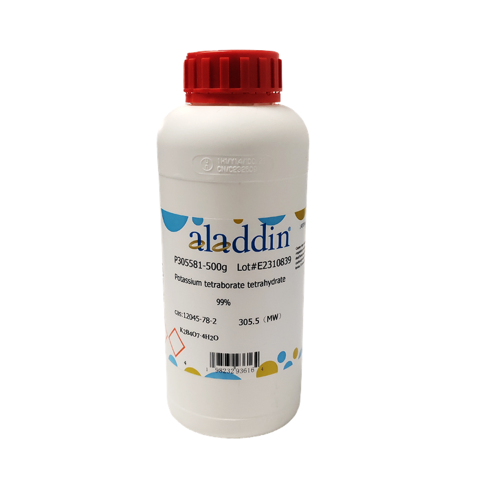 Potassium tetraborate tetrahydrate - ≥99% CAS No(12045-78-2) by Aladdin Scientific