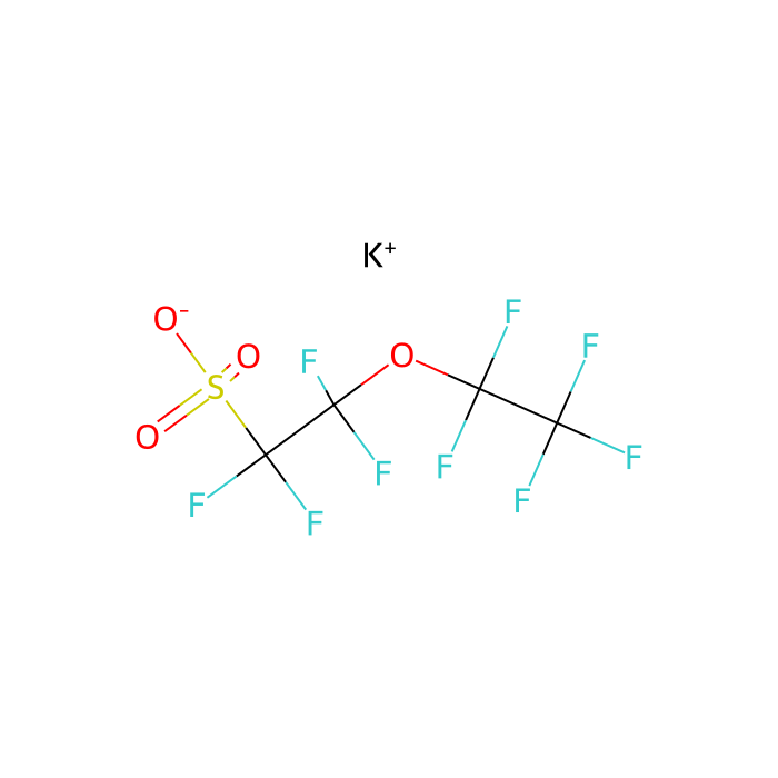 Potassium perfluoro(2-ethoxyethane)sulphonate - ≥97% CAS No(117205-07-9) by Aladdin Scientific