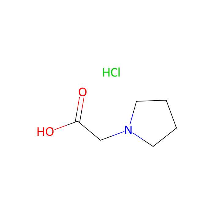 Pyrrolidin-1-yl-acetic acid hydrochloride - ≥97% CAS No(6628-74-6) by Aladdin Scientific
