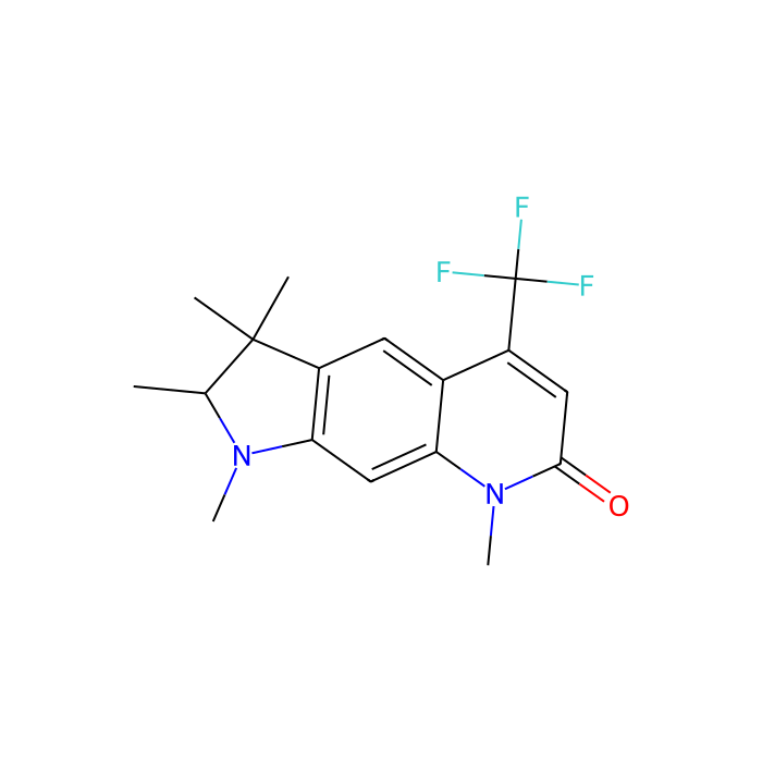 1,2,3,3,8-Pentamethyl-5-(trifluoromethyl)-2,3-dihydro-1H-pyrrolo[3,2-g]quinolin-7(8H)-one - ≥98%(HPLC)(T) CAS No(58721-74-7) by Aladdin Scientific