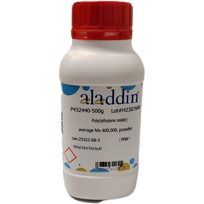 Poly(ethylene oxide) - average Mv 400,000, powder CAS No(25322-68-3) by Aladdin Scientific