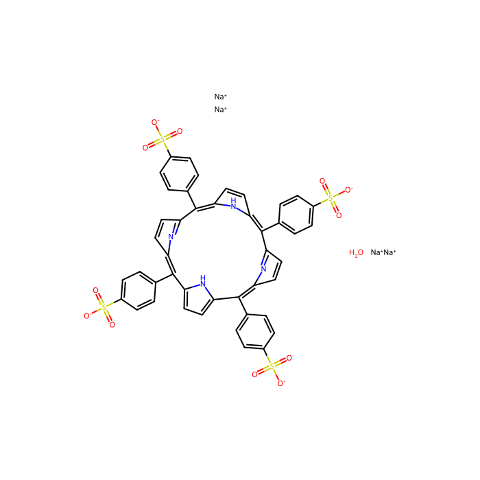 4,4′,4′′,4′′′-(Porphine-5,10,15,20-tetrayl)tetrakis(benzenesulfonic acid) tetrasodium salt hydrate - ≥98%(TLC) CAS No(652154-11-5) by Aladdin Scientific