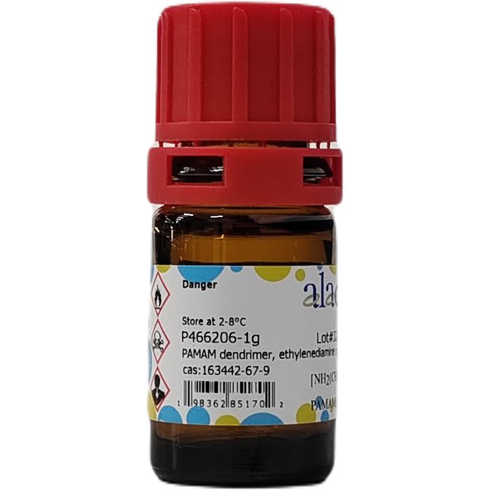 PAMAM dendrimer, ethylenediamine core, generation 4.0 solution - 10wt. % in methanol CAS No(163442-67-9) by Aladdin Scientific