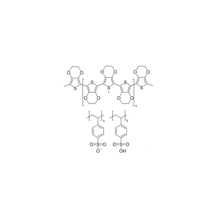 Poly(3,4-ethylenedioxythiophene)-poly(styrenesulfonate)（PEDOT:PSS）  - 2.8wt % dispersion in H₂O, low-conductivity grade CAS No(155090-83-8) by Aladdin Scientific