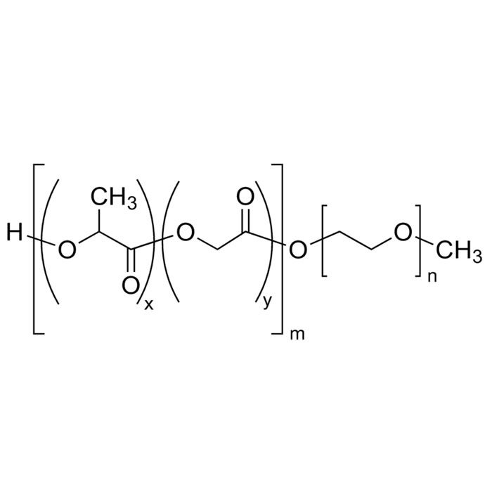Poly(ethylene glycol) methyl ether-block-poly(lactide-co-glycolide) - PEG average Mₙ 2,000, PLGA average Mₙ 11,500 CAS No(P475611) by Aladdin Scientific