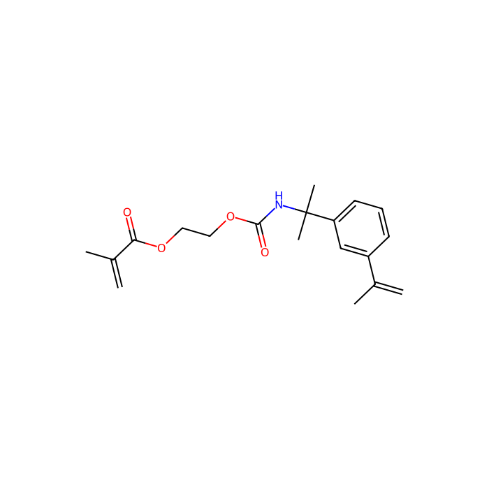 2-[2-(3-Prop-1-en-2-ylphenyl)propan-2-ylcarbamoyloxy]ethyl methacrylate - ≥95%, contains ≤500 ppm phenothiazine as inhibitor CAS No(126710-08-5) by Aladdin Scientific
