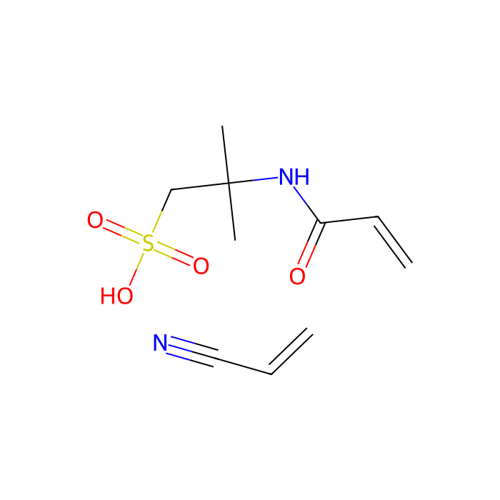 Poly(2-acrylamido-2-methyl-1-propanesulfonic acid-co-acrylonitrile) - acrylonitrile ~95wt. % CAS No(54640-82-3) by Aladdin Scientific
