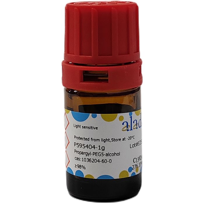 Propargyl-PEG5-alcohol - ≥98% CAS No(1036204-60-0) by Aladdin Scientific