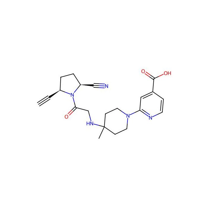 4-Pyridinecarboxylic acid, 2-(4-((2-((2S,5R)-2-cyano-5-ethynyl-1-pyrrolidinyl)-2-oxoethyl)amino)-4-methyl-1-piperidinyl)- -  CAS No(676559-83-4) by Aladdin Scientific