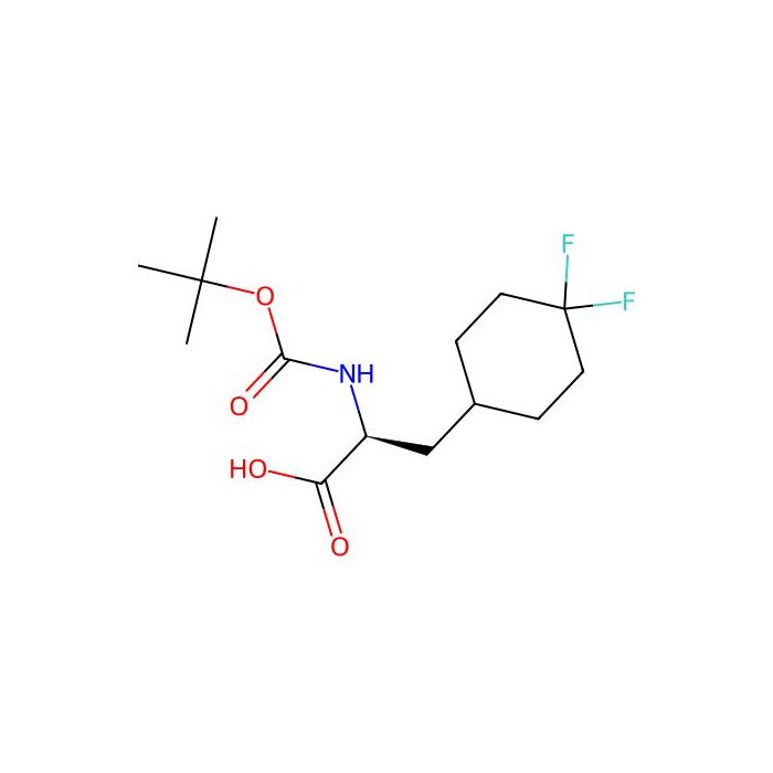 (2S)-2-(tert-butoxycarbonylamino)-3-(4,4-difluorocyclohexyl)propanoic acid - ≥97% CAS No(1311203-16-3) by Aladdin Scientific