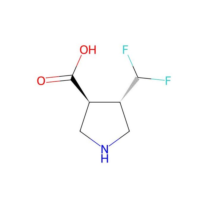 (3S,4S)-4-(difluoromethyl)pyrrolidine-3-carboxylic acid - ≥97% CAS No(1486470-42-1) by Aladdin Scientific