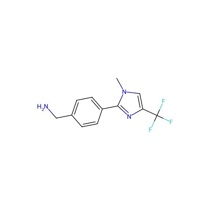[4-[1-methyl-4-(trifluoromethyl)imidazol-2-yl]phenyl]methanamine - ≥97% CAS No(2098215-73-5) by Aladdin Scientific