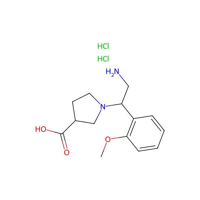 1-[2-amino-1-(2-methoxyphenyl)ethyl]pyrrolidine-3-carboxylic acid;dihydrochloride - ≥97% CAS No(2940961-76-0) by Aladdin Scientific