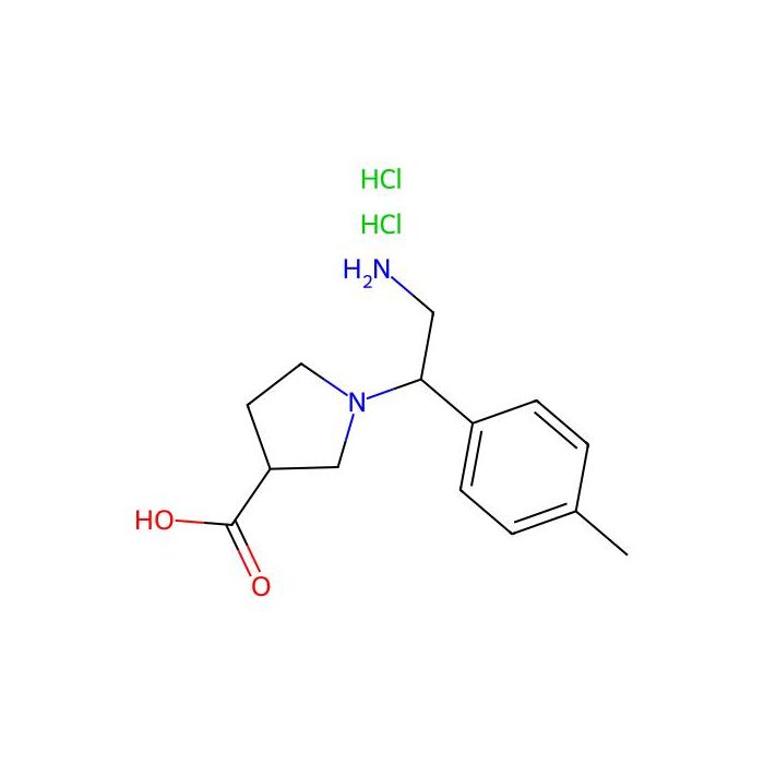 1-[2-amino-1-(p-tolyl)ethyl]pyrrolidine-3-carboxylic acid;dihydrochloride - ≥97% CAS No(2940958-76-7) by Aladdin Scientific