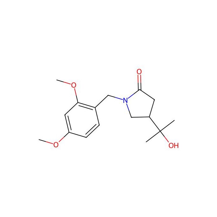 1-[(2,4-dimethoxyphenyl)methyl]-4-(1-hydroxy-1-methyl-ethyl)pyrrolidin-2-one - ≥97% CAS No(2891598-04-0) by Aladdin Scientific