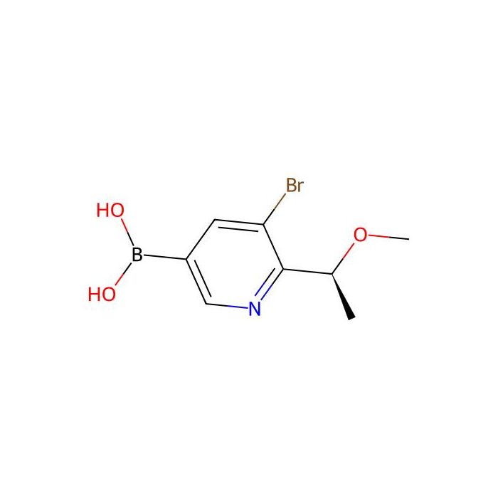 [5-bromo-6-[(1S)-1-methoxyethyl]-3-pyridyl]boronic acid - ≥97% CAS No(2641451-77-4) by Aladdin Scientific